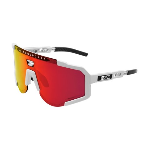 Okulary SCICON AEROSCOPE White Gloss - SCNPP Multimirror Red