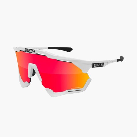 Okulary SCICON AEROSHADE XL White Gloss/White - SCNPP Multimirror Red