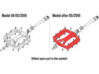 REVERSE Pedal body left Czarny ONE Pedal, after 05/2016