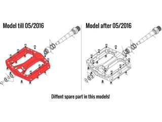 REVERSE Pedal body left for Czarny O till 05/2016