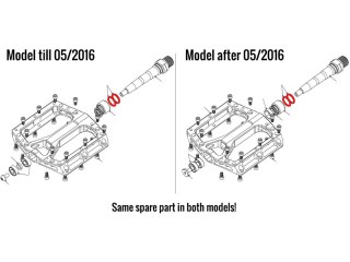 REVERSE Pedal outer seal Czarny ONE Pedal