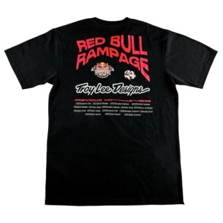 TLD T-SHIRT Z KRÓTKIM RĘKAWEM REDBULL RAMPAGE MIND MELT BLACK (70141401)