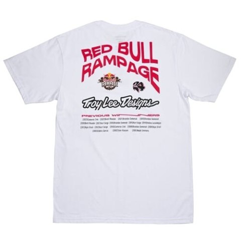 TLD T-SHIRT Z KRÓTKIM RĘKAWEM REDBULL RAMPAGE MIND MELT WHITE (70141400)