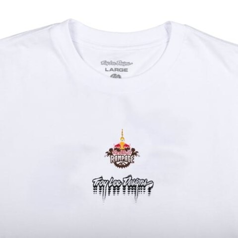 TLD T-SHIRT Z KRÓTKIM RĘKAWEM REDBULL RAMPAGE MIND MELT WHITE (70141400)