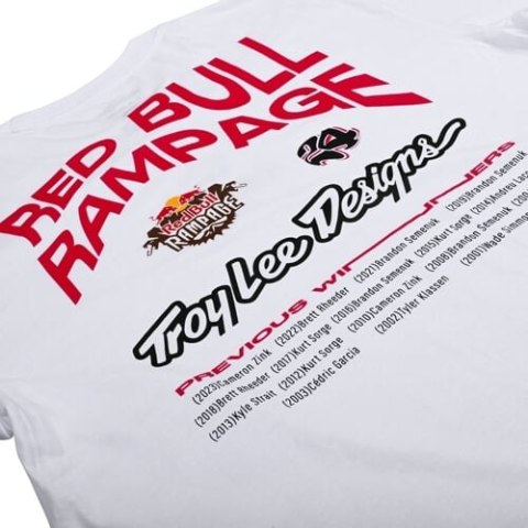 TLD T-SHIRT Z KRÓTKIM RĘKAWEM REDBULL RAMPAGE MIND MELT WHITE (70141400)