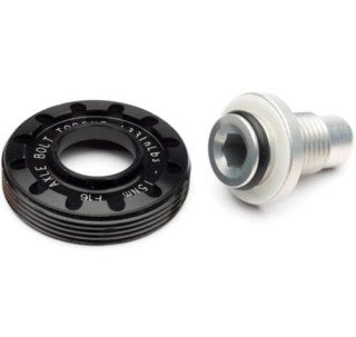 CANNONDALE AXLE CAP AND BOLT FOR LEFTY HUB (QC117/BLK)