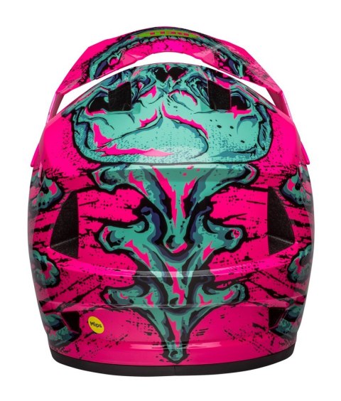 Kask full face BELL SANCTION 2 DLX MIPS bonehead gloss pink turquoise roz. M (55-57 cm) (NEW) (LIMITED EDITION)