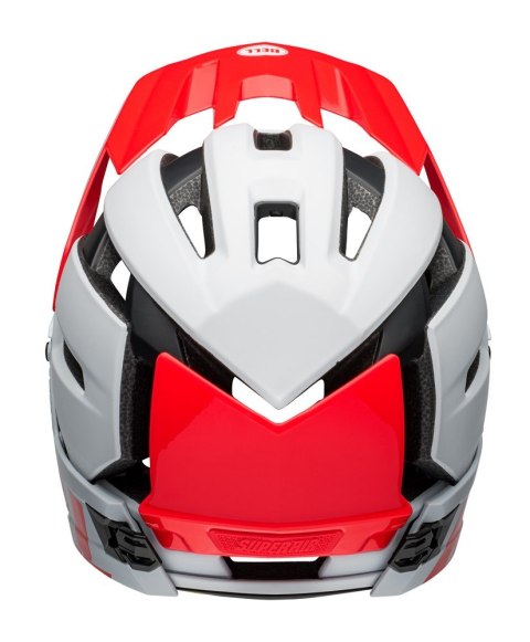 Kask full face BELL SUPER AIR R MIPS SPHERICAL matte gloss white infrared roz. S (52-56 cm) (NEW)