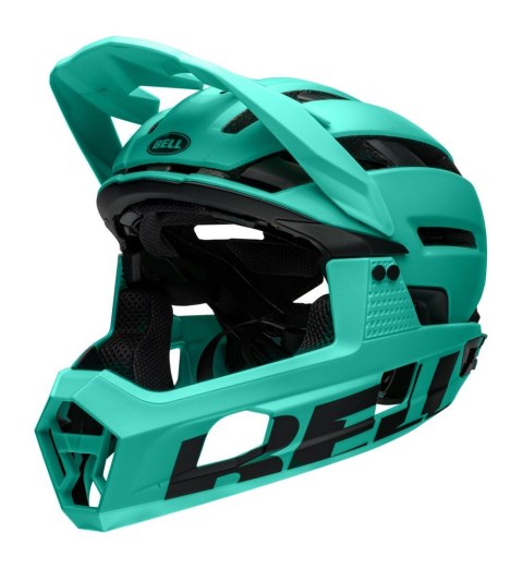 Kask full face BELL SUPER AIR R MIPS SPHERICAL matte turquosie black roz. L (59-63 cm) (NEW).