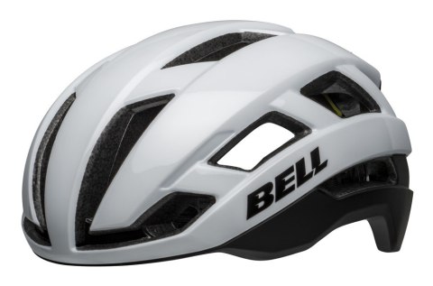 Kask gravel szosowy BELL FALCON XR INTEGRATED MIPS matte gloss white black roz. L (58-62 cm) (NEW)