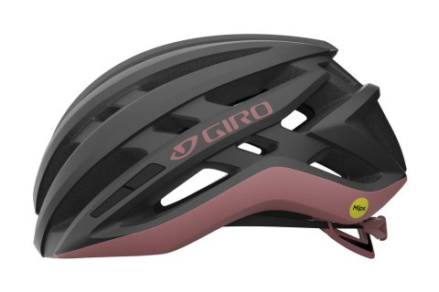 Kask szosowy GIRO AGILIS MIPS matte metallic coal dusty rose roz. M (55-59 cm) (NEW 2025)