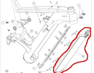 CANNONDALE BATTERY COVER DT BOTTOM EXIT 750WH (K34012)