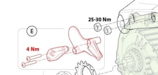 CANNONDALE MOTERRA CHAINGUIDE (CK2017U10OS)