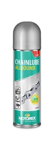 MOTOREX CHAIN LUBE ALLROUND 300ML SPRAY (309011)