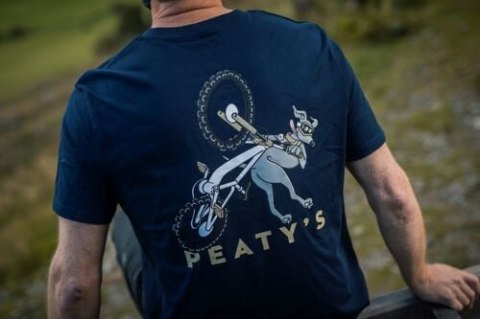 PEATY'S PUBWEAR TRIKO S KRÁTKÝM RUKÁVEM CAN CAN FRENCH NAVY (PPW-25-TEE-CAN-NVY)