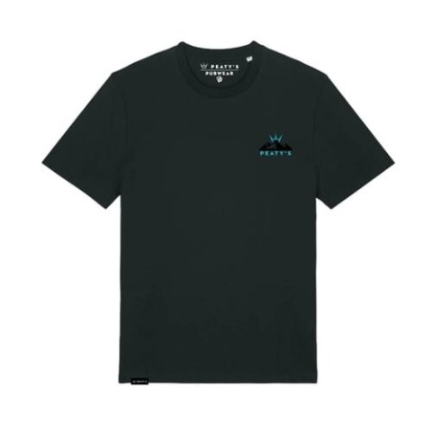 PEATY'S PUBWEAR TRIKO S KRÁTKÝM RUKÁVEM SUNRISE BLACK (PPW-25-TEE-RZE-BLK)