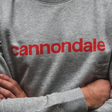 CANNONDALE LIFESTYLE SWEATSHIRT GRY/RRD