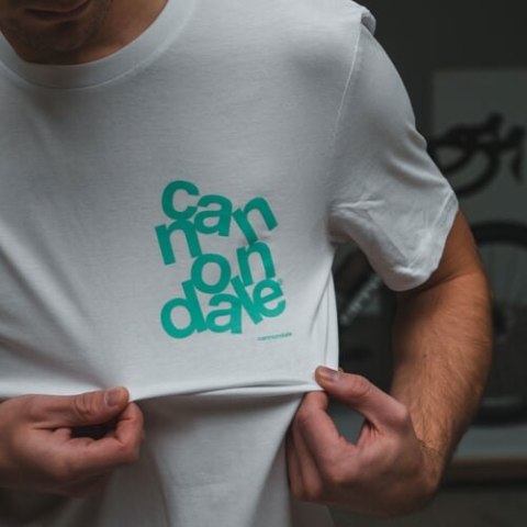 CANNONDALE LIFESTYLE T-SHIRT WHT/TRQ