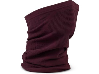 GripGrab Freedom Warp Knitted Seaml Neck Warmer, OneSize, dark red