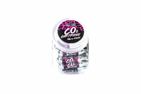 MUC-OFF SŁOIK Z NABOJAMI CO2 SZOSOWYMI 40SZT Countertop 16g CO₂ Cartridge Jar (40 pcs)