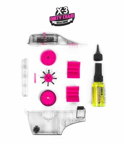 MUC-OFF ZESTAW DO MYCIA ŁAŃCUCHA X3 Chain Cleaning Device Kit