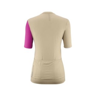 MAVIC KOSZULKA DAMSKA ESSENTIAL WHITE PEPPER/FUCHSIA (T000588)