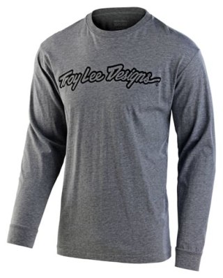 TLD T-SHIRT Z DŁUGIM RĘKAWEM SIGNATURE HEATHER GRAY (72991700)