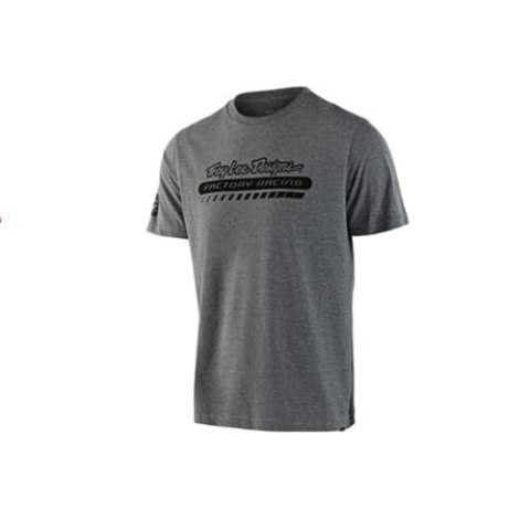 TLD T-SHIRT Z KRÓTKIM RĘKAWEM FACTORY RACING HEATHER GRAY (70134303)