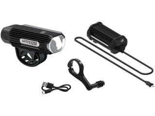Lezyne Deca StVZO 1250 Loaded Kit, white light black, Y18