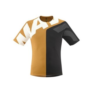 MAVIC KOSZULKA MĘSKA Z KRÓTKIM RĘKAWEM DEEMAX ENDURO LETTERS/MINERAL YELLOW (T000494)