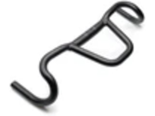 Redshift Handlebar Kitchen Sink Loo 44 cm, Drop Bar, 10° Flare black