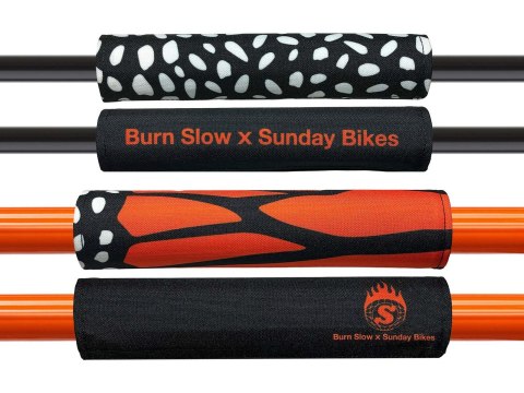 Sunday x Burn-Slow H-Bar+TT Pad Set reversible, black/orange