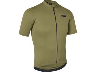 GripGrab EXPLR Merinotech Short Sle Jersey, Men's, XL, olive green