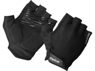 GripGrab EXPLR RC Max Padded Short Finger Summer Gloves, black,