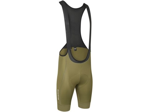 GripGrab PACR Bib Shorts Men's, S, olive green