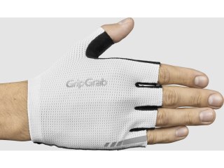 GripGrab PACR InsideGrip Short Fing Sommer Gloves, weiß, XL