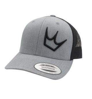 PEATY'S PUBWEAR KŠILTOVKA TRUCKER CAP CROWN GREY / BLACK (PPW-CAP-CWN-GRY)