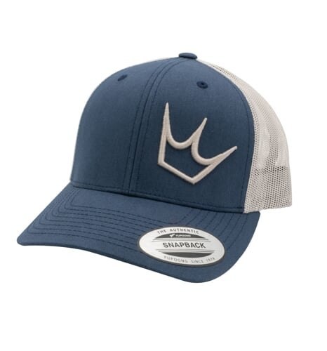 PEATY'S PUBWEAR KŠILTOVKA TRUCKER CAP CROWN NAVY / SILVER (PPW-CAP-CWN-NVY)