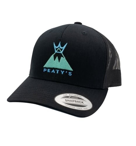 PEATY'S PUBWEAR KŠILTOVKA TRUCKER CAP SUMMIT BLACK (PPW-CAP-SMT-BLK)