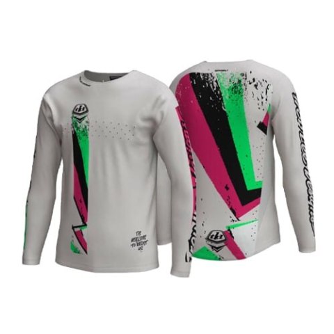 TLD KOSZULKA DZIECIĘCA Z DŁUGIM RĘKAWEM SPRINT FULL PULL CHALK (32403601)