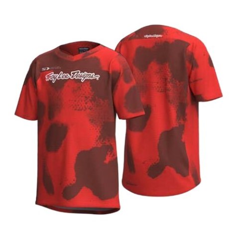 TLD KOSZULKA DZIECIĘCA Z KRÓTKIM RĘKAWEM SKYLINE FLARED FIERY RED (36403000)