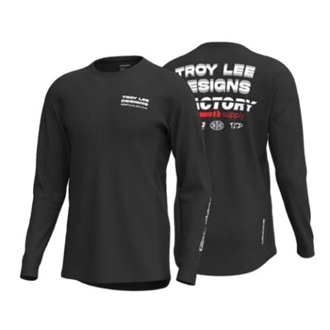 TLD KOSZULKA Z DŁUGIM RĘKAWEM RUCKUS RIDE TEE FACTORY CARBON (37100801)