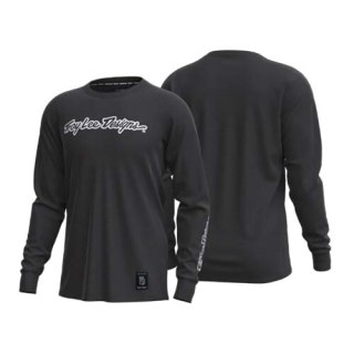 TLD KOSZULKA Z DŁUGIM RĘKAWEM SKYLINE RIDE TEE SIGNATURE BLACK (38307201)