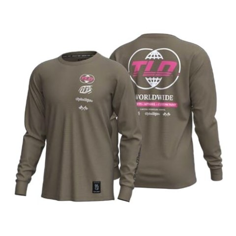 TLD KOSZULKA Z DŁUGIM RĘKAWEM SKYLINE RIDE TEE WORLDWIDE CAPER (38314800)