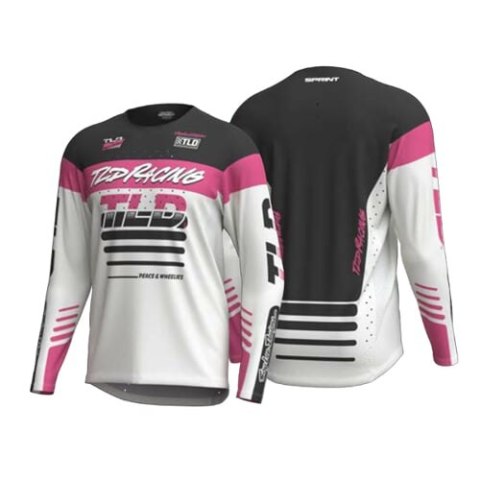 TLD KOSZULKA Z DŁUGIM RĘKAWEM SPRINT FIFTY-50 CHALK (32335601)