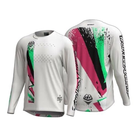 TLD KOSZULKA Z DŁUGIM RĘKAWEM SPRINT FULL PULL CHALK (32303601)