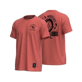 TLD KOSZULKA Z KRÓTKIM RĘKAWEM SKYLINE RIDE TEE P&W MELON (38204600)