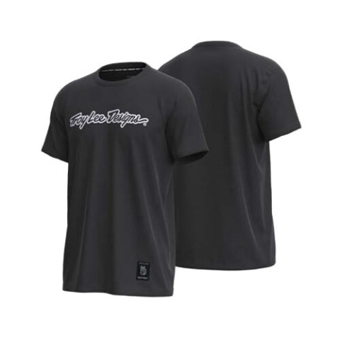 TLD KOSZULKA Z KRÓTKIM RĘKAWEM SKYLINE RIDE TEE SIGNATURE BLACK (38207201)
