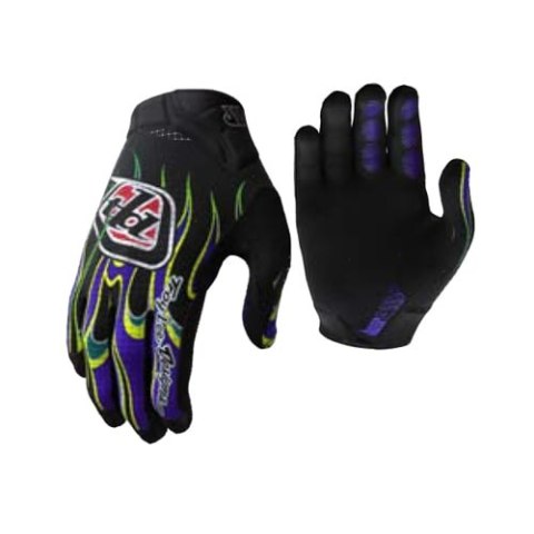 TLD RĘKAWICZKI AIR TORCHED BLACK / PURPLE (44621201)