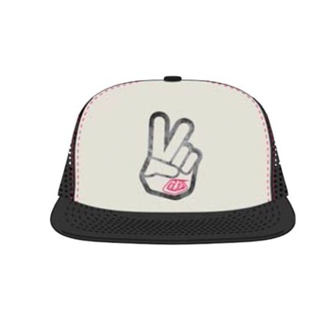 TLD CZAPKA Z DASZKIEM TRUCKER SNAPBACK PEACE OUT VINTAGE WHITE / CARBON (78757302)